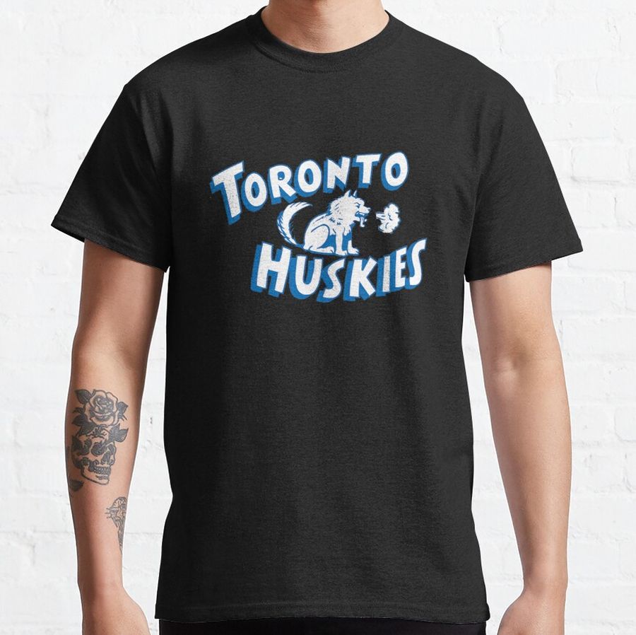 Toronto Huskies Vintage NBA Basketball Logo Classic T-Shirt