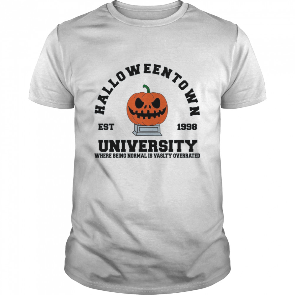 Town Party University Fall Spooky Vibes Pumpkin Halloween shirt