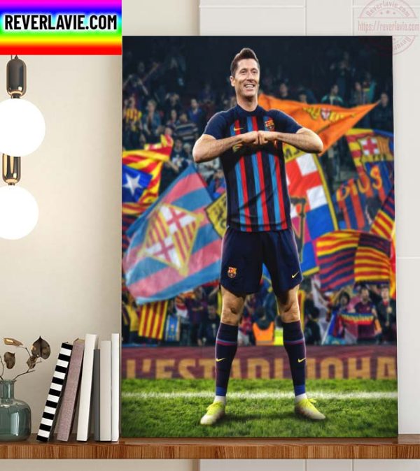 Transfer News Robert Lewandowski to FC Barcelona Home Decor Poster Canvas