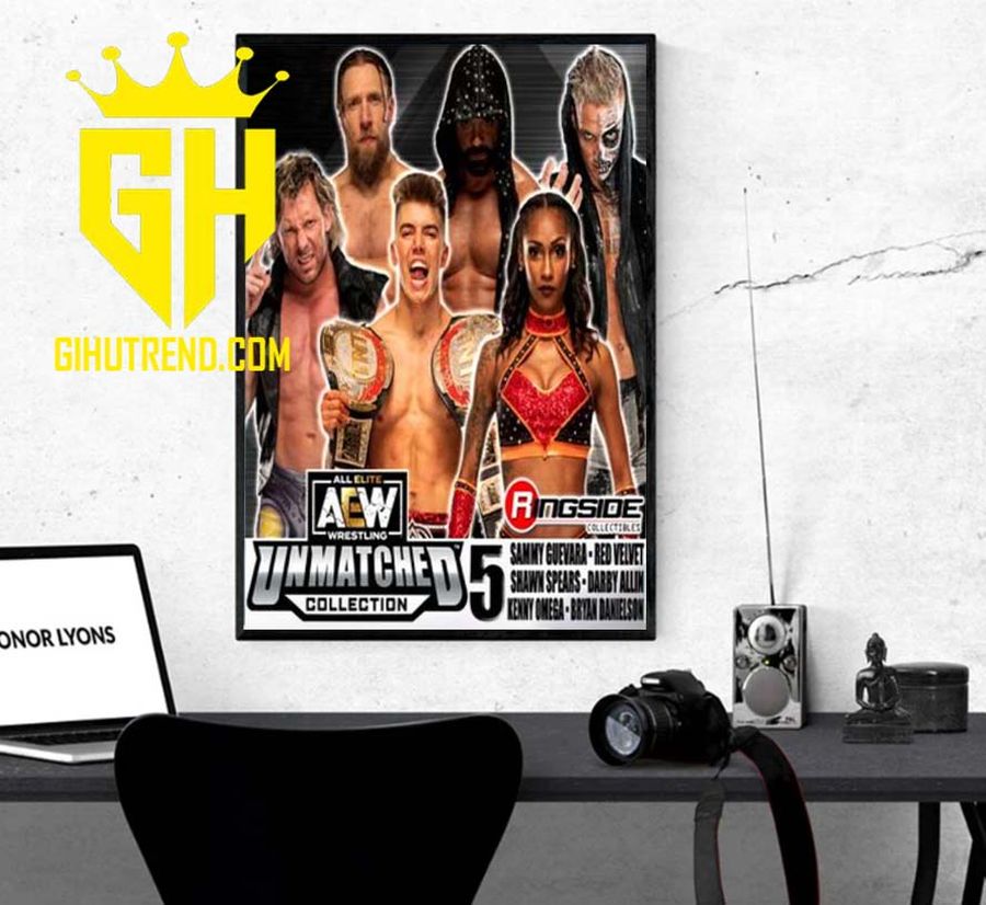 TREND AEW Unmatched Collection Series 5 Ringside Collectibles For Fans Poster Canvas