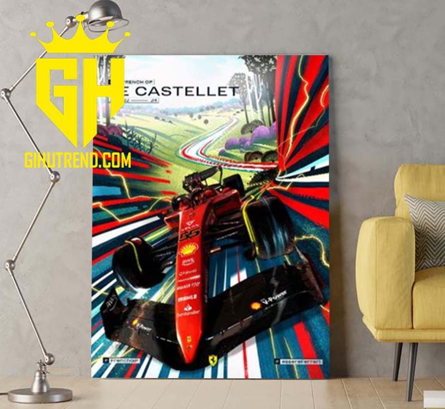 TREND F1 Scuderia Ferrari French GP Back For More At Le Castellet For Fans Poster Canvas