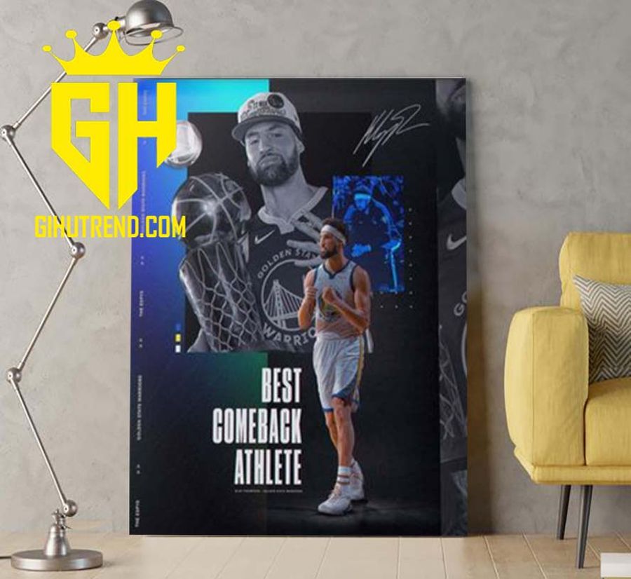 TREND Klay Thompson Best Comeback Athlete 2022 ESPYS For Fans Poster Canvas