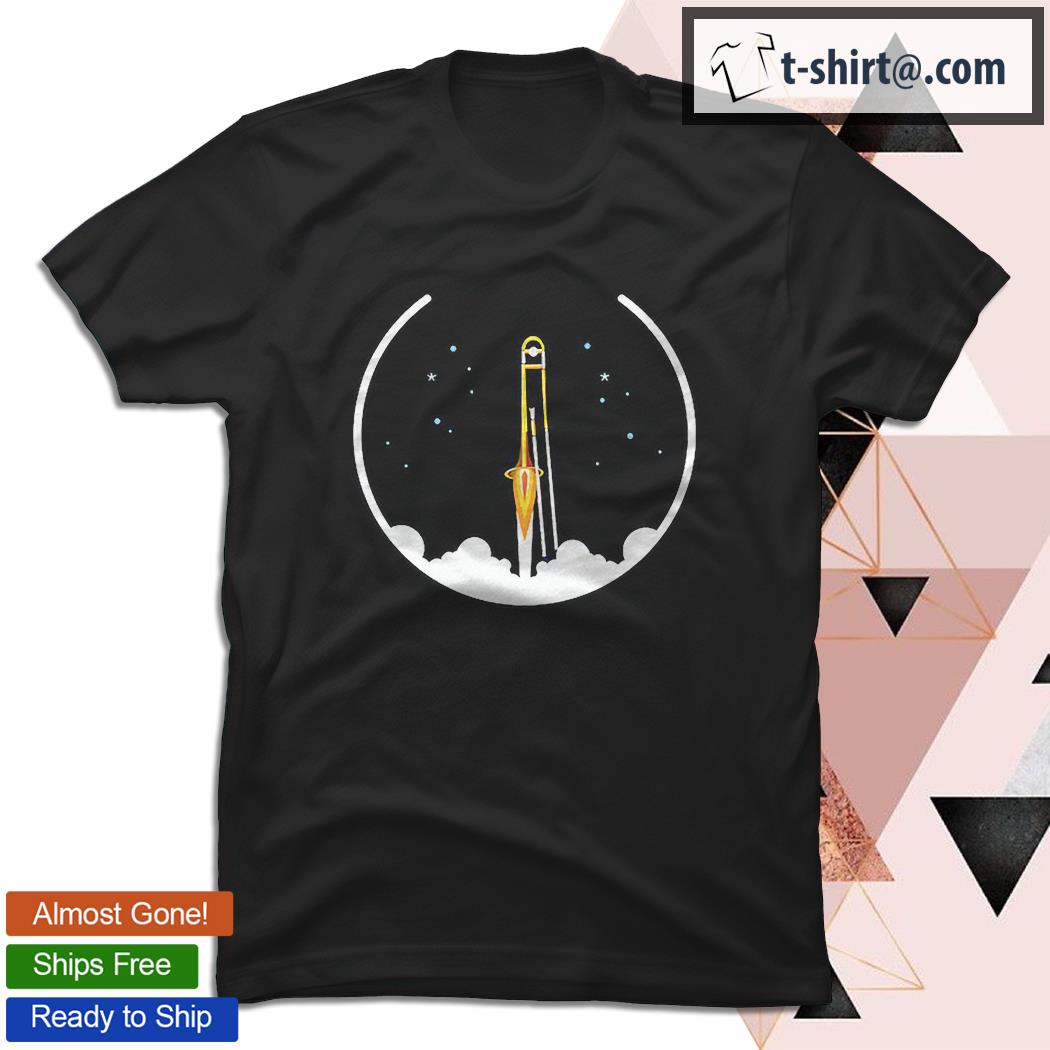 Trombone – Rocket, Funny Trombone Gift Idea Classic Shirt