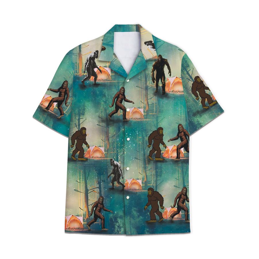 Tropical Summer Aloha Hawaiian Shirt Bigfoot DN-NH05