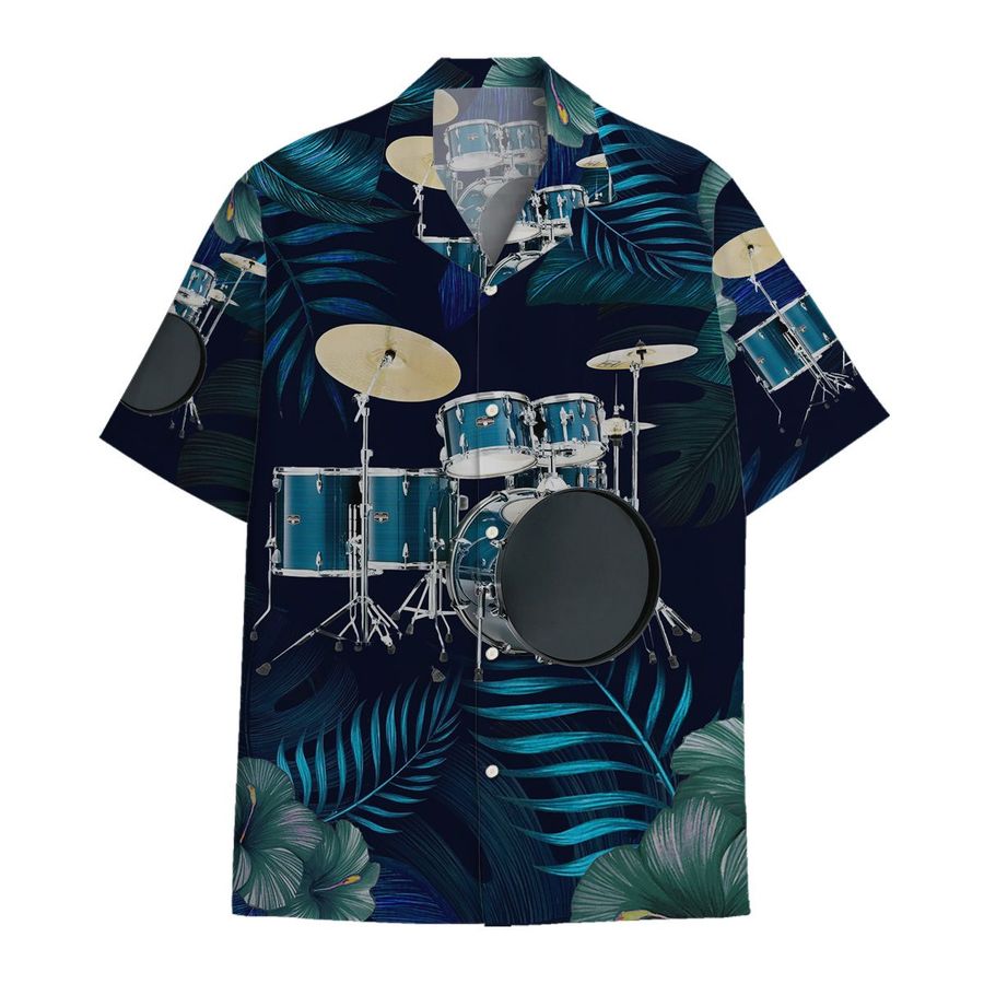 Tropical Summer Aloha Hawaiian Shirt Drum HH-HG320