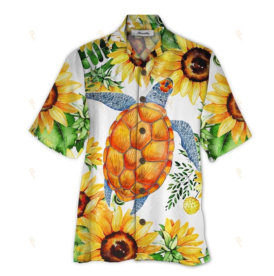 Tropical Summer Aloha Hawaiian Shirt Turtle QL-HG1534
