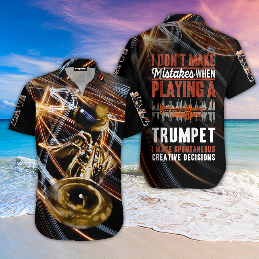 Trumpet Music Aloha Hawaiian Shirt.png