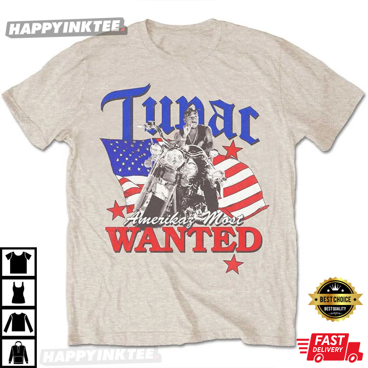 Tupac Adult Most Wanted Best T-Shirt