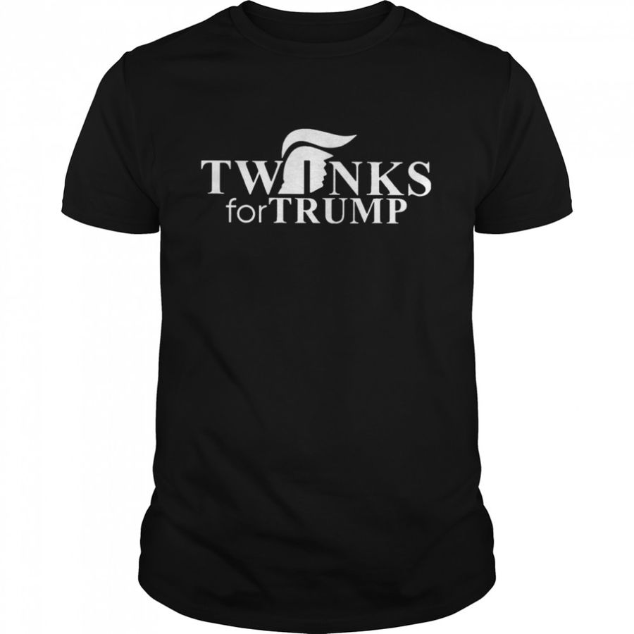 Twinks for Trump logo T-shirt