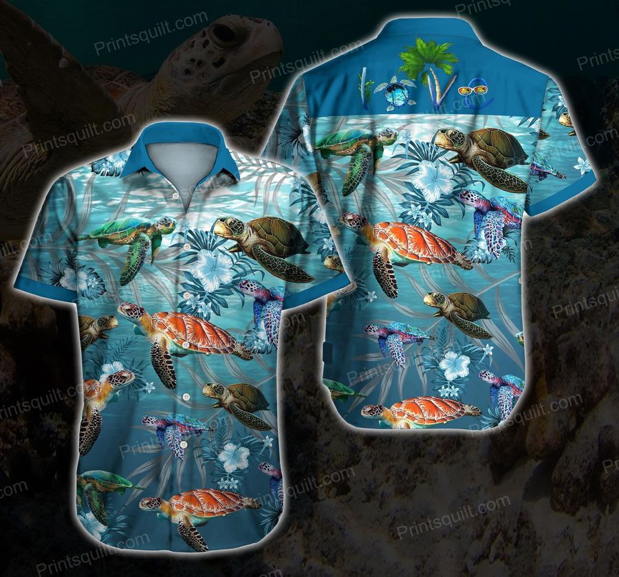 Types of Turtles Lovers 3d Hawaii Shirt