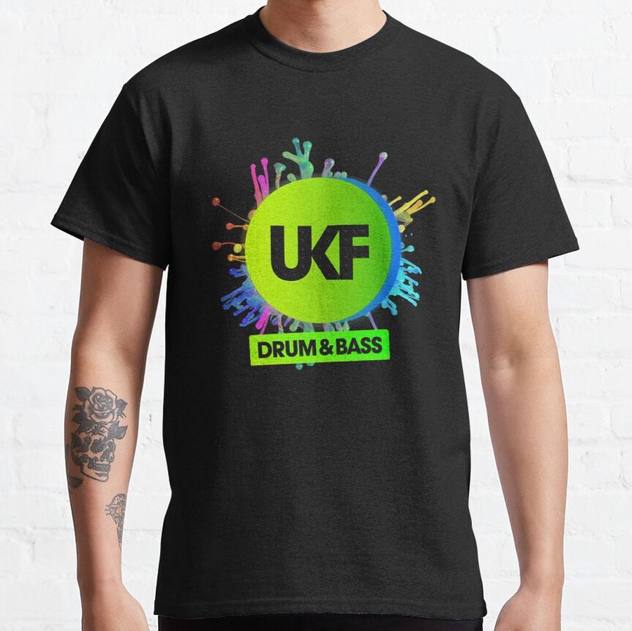 Ukf-Drum and Bass - Mens T Shirts Graphic Vintage Classic T-Shirt