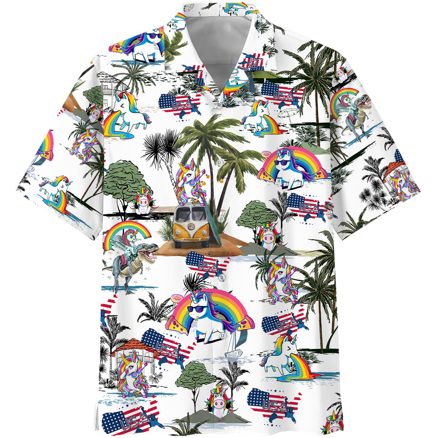 Unicorn Style Hawaiian Shirt.png