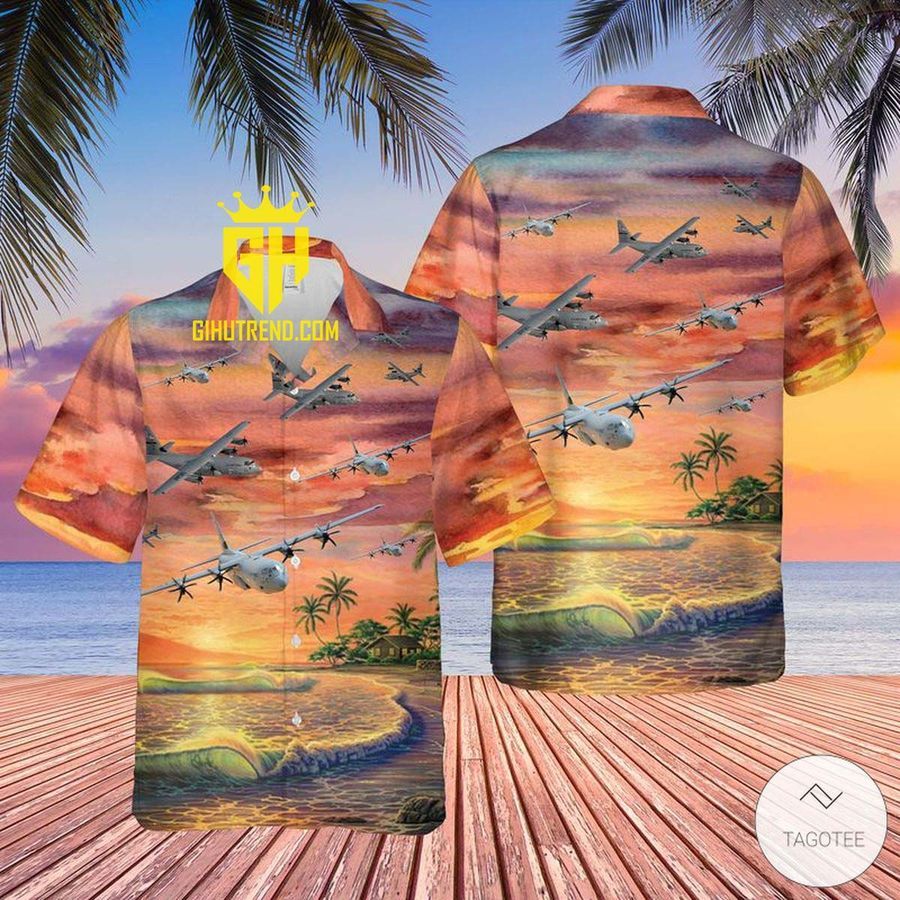 United States Air Force Lockheed Martin C-130J Super Hercules Cool And Beautiful Hawaiian Shirt