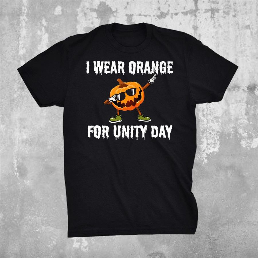 Unity Day Shirt Orange Kids Unity Day Pumpkin Toddler Shirt