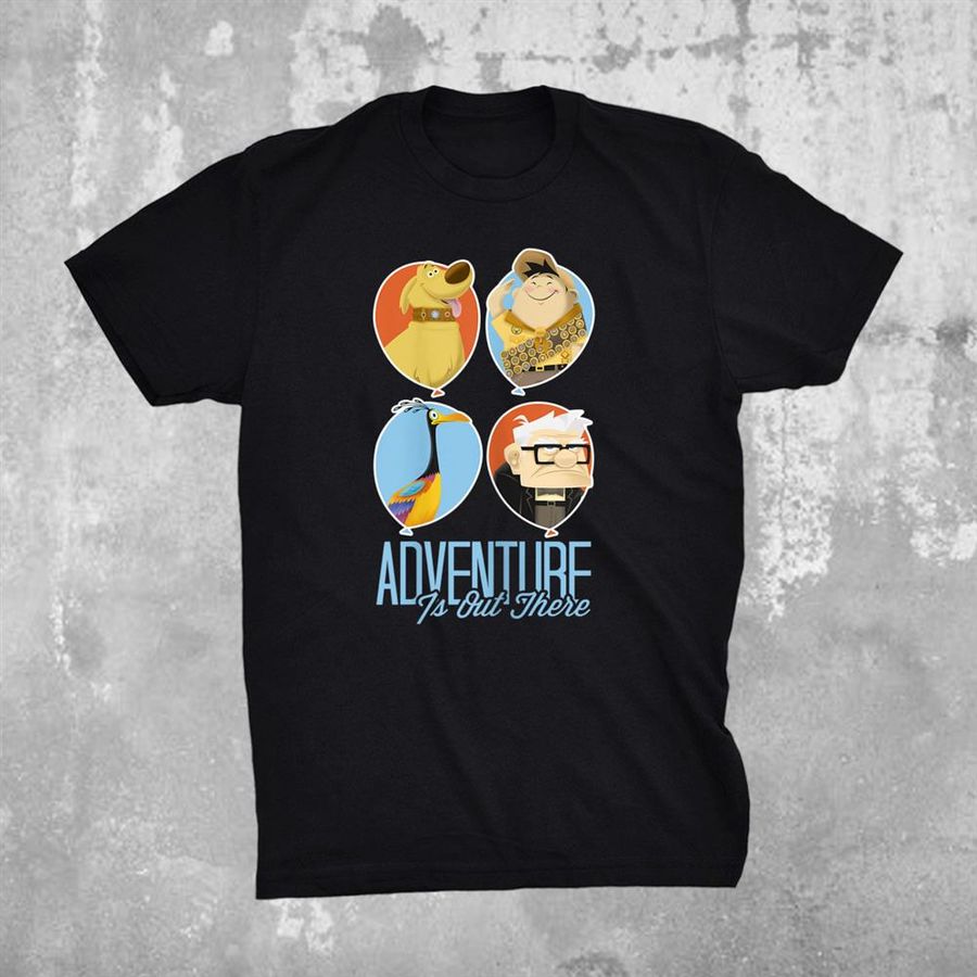 Up Adventure Is Out There Four Balloons Shirt