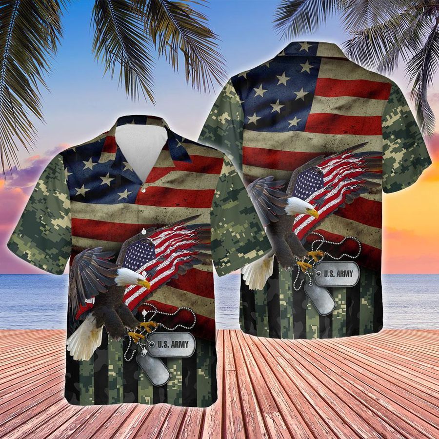 US Army Aloha Hawaiian Shirt