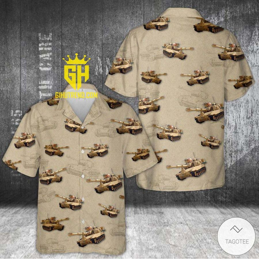 US Army M109 Paladin Tank Cool And Beautiful Hawaiian Shirt
