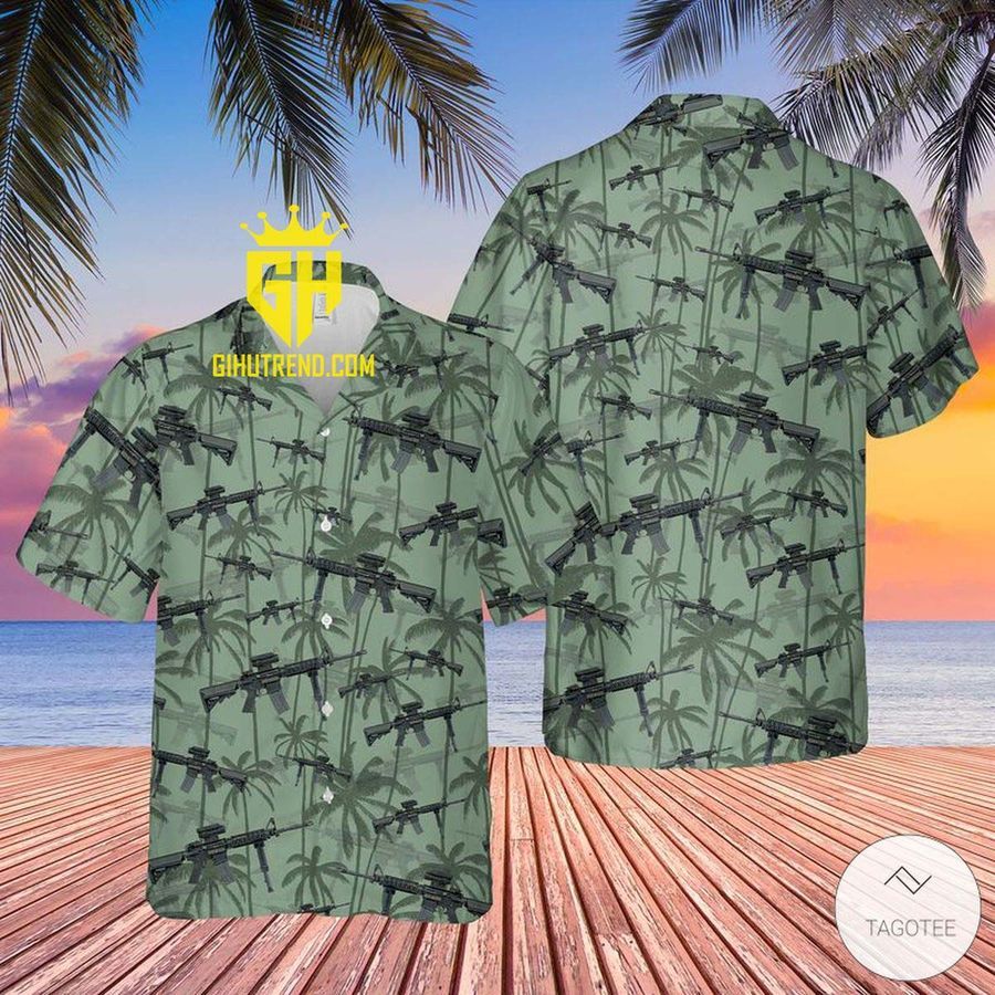 US Army M4 Carbine Hawaiian Shirt For Fans