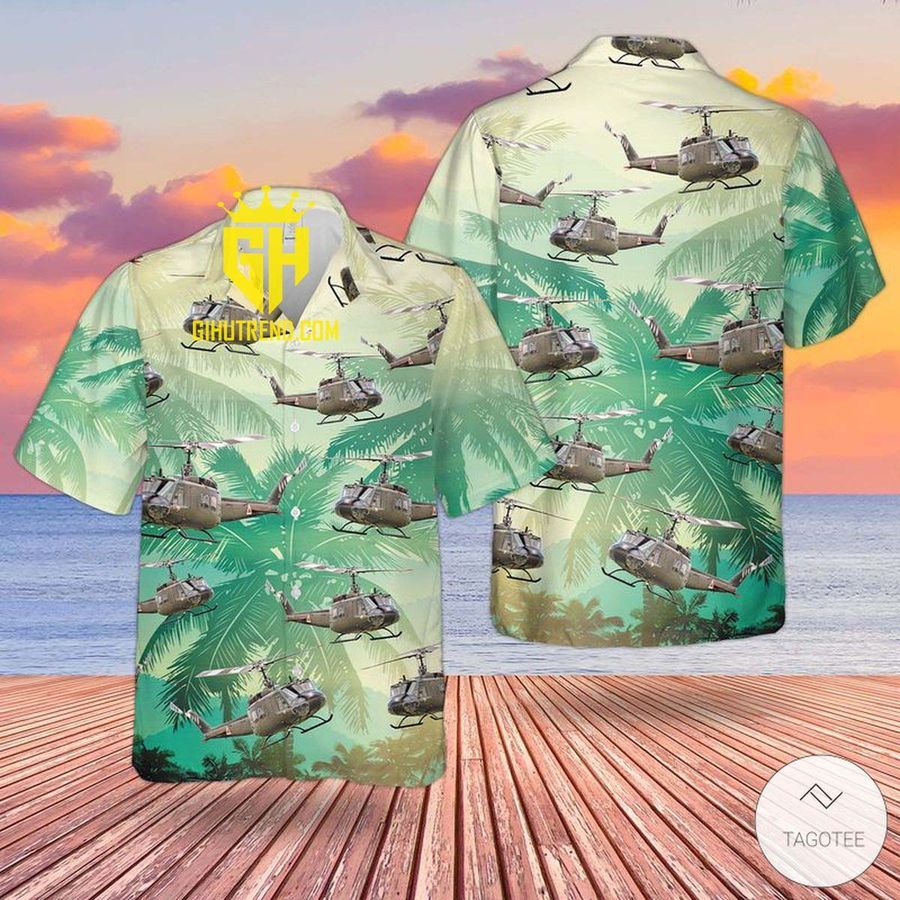 Us Army UH-1 Huey Cool And Beautiful Hawaiian Shirt