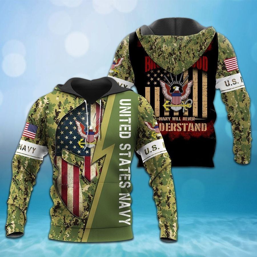 Us Navy Brotherhoolt Men And Women 3D Full Printing Hoodie Zip Hoodie Sweatshirt T Shirt. Us Navy 3D Full Printing Hoodie Shirt. Us Navy 3D Full Printing Shirt