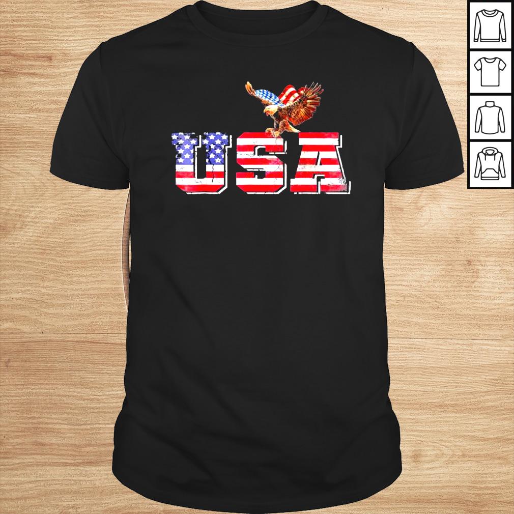 usa patriotic 4th of july American flag shirt