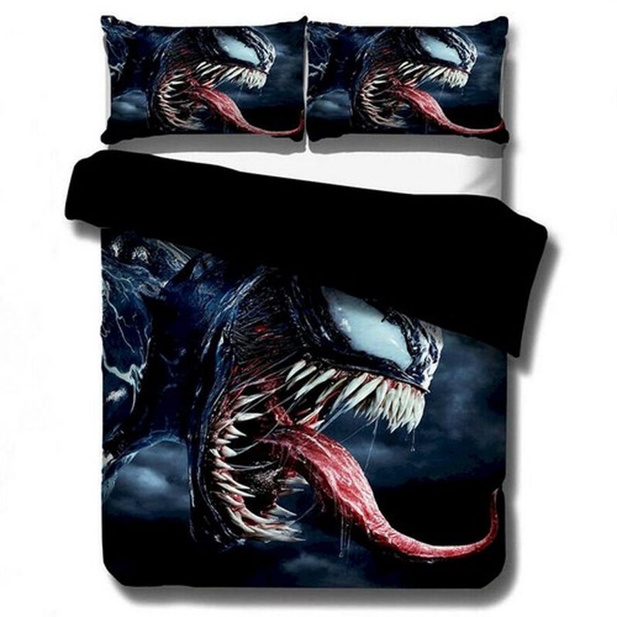  Venom Bedding Sets Duvet Cover Bedroom, Quilt Bed Sets, Blanket 