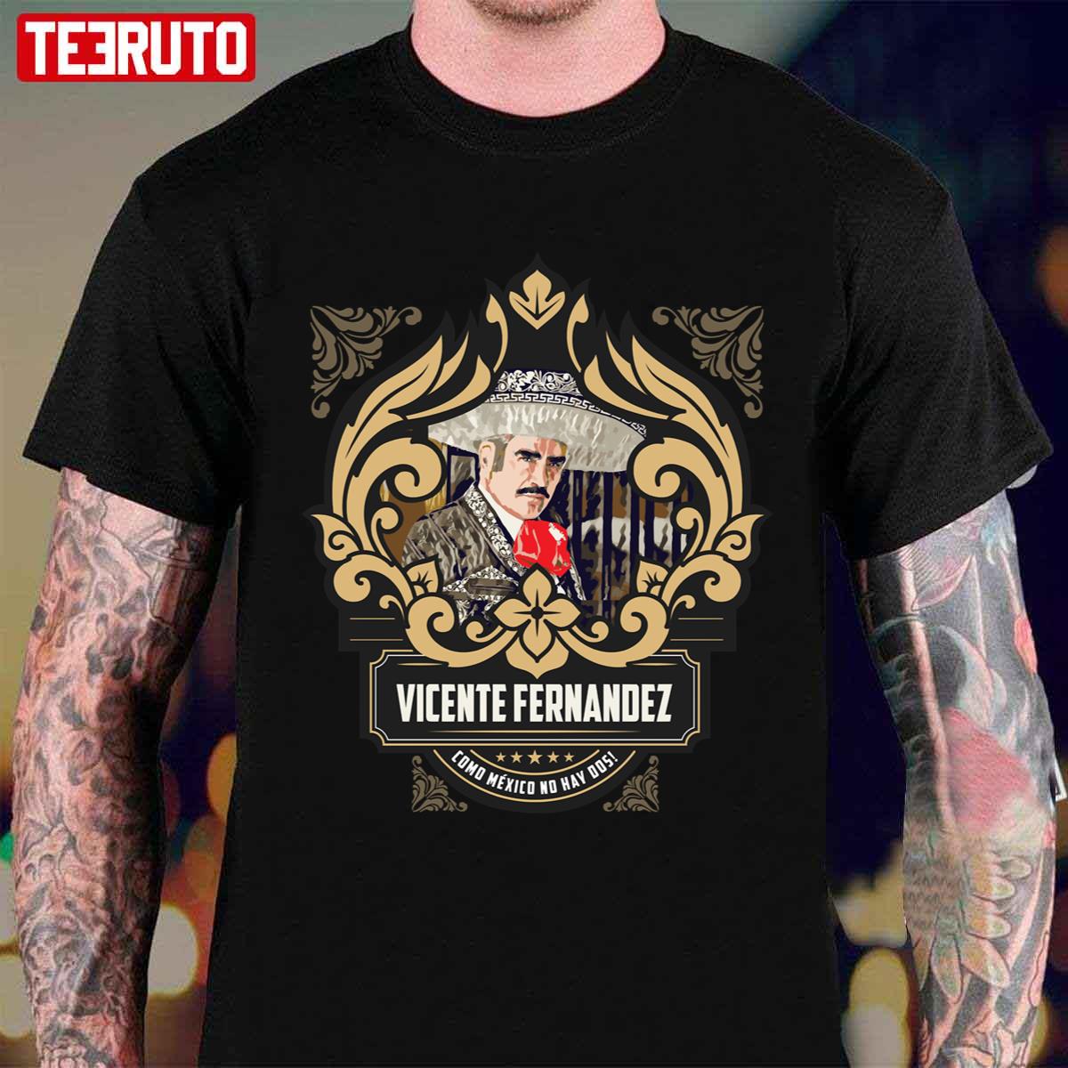 Vicente Fernandez Traditional Mexican Music Art Unisex T-Shirt