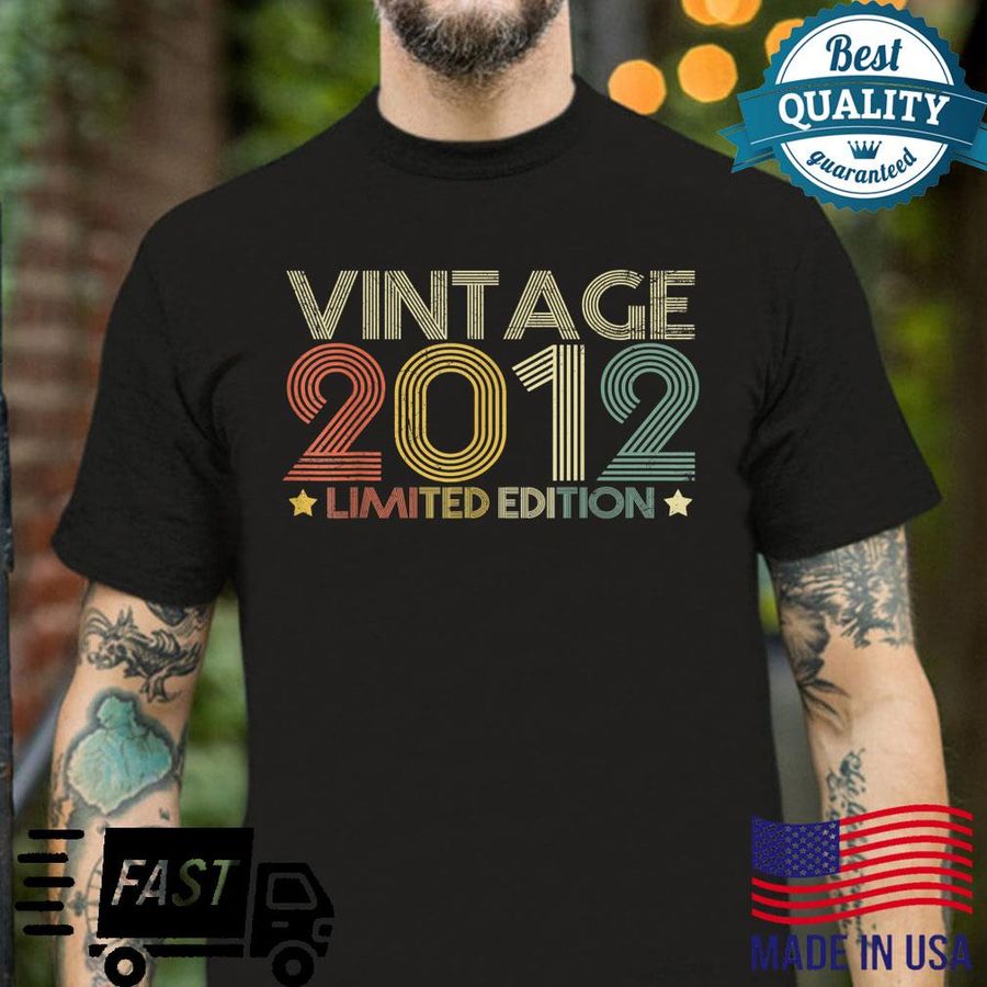 Vintage 2012 Limited Edition 10 Years Old 10th Birthday Boys Shirt