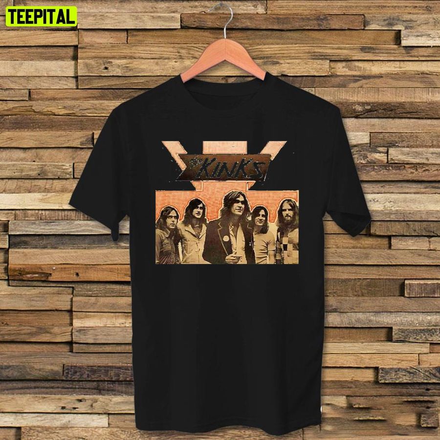 Vintage Graphic Rock The Kinks Unisex T-Shirt