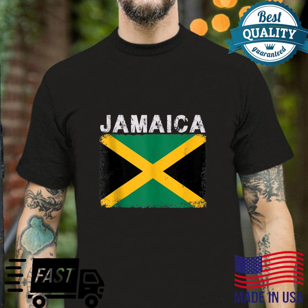 Vintage Grunge Jamaica Flag Jamaican Pride Sports Jersey Shirt