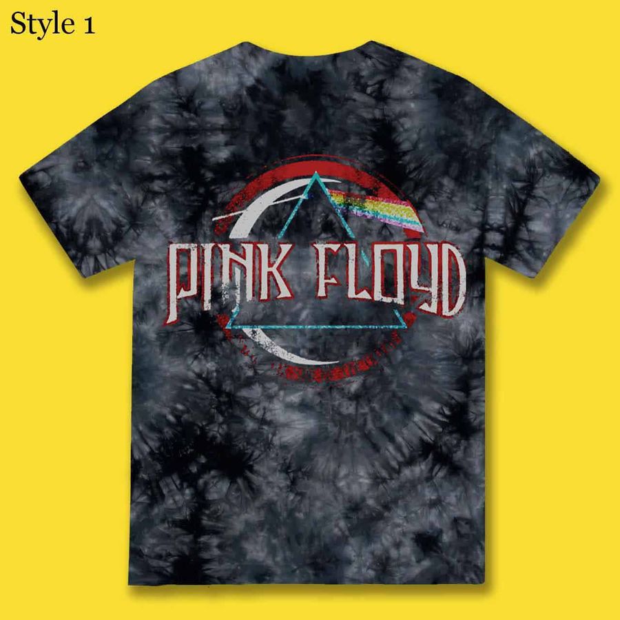 Vintage Pink Floyd Dark Side Of The Moon T-Shirt Tie Dye