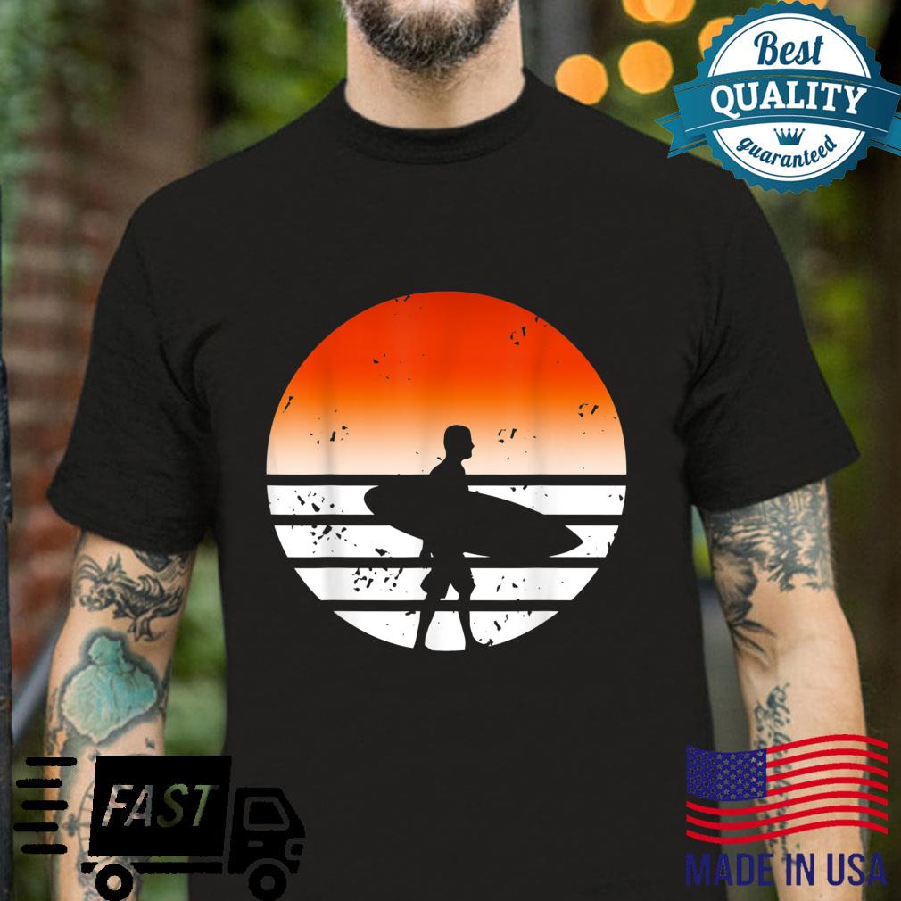 Vintage Sun Cool Surfing Present Shirt