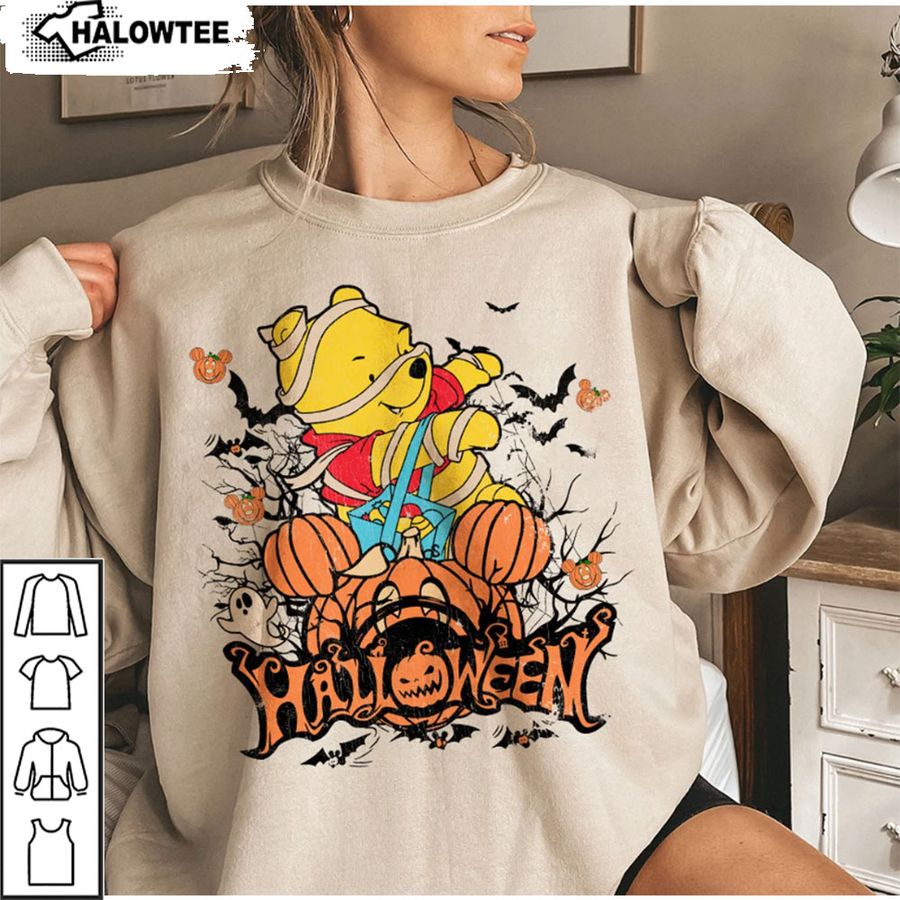 Vintage Winnie The Pooh Characters Halloween Shirts, Winnie The Pooh Halloween Shirt