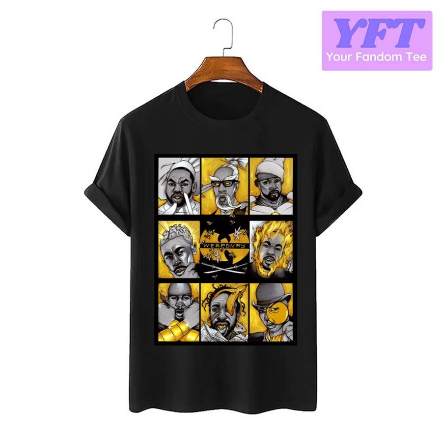 Vintage Wu Clan Forever Drawing Wu Tang Rap Music Unisex T-Shirt