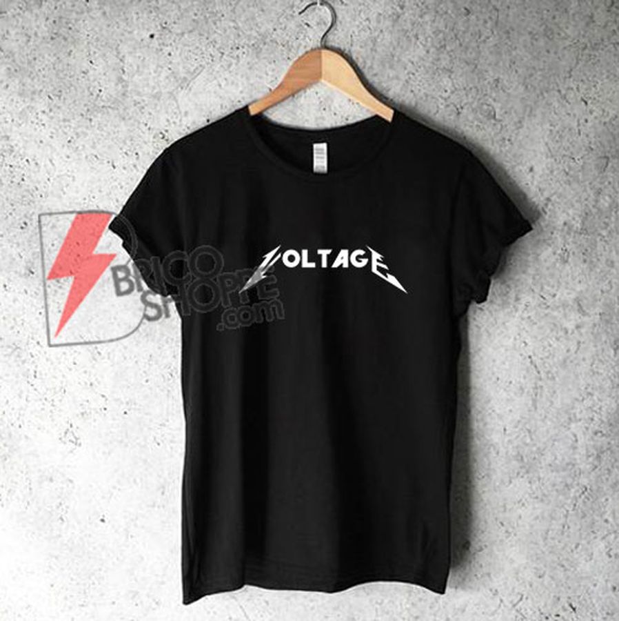 Voltage Metallica Band Style – Parody Metallica T-Shirt
