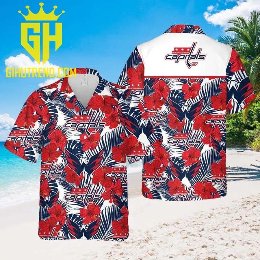 Washington Capitals Beautiful Hawaiian Shirt