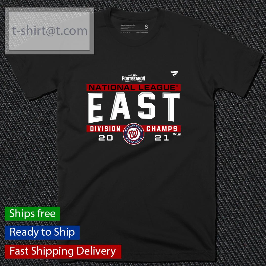 Washington Nationals National League NL East Division Champions 2021  T-Shirt
