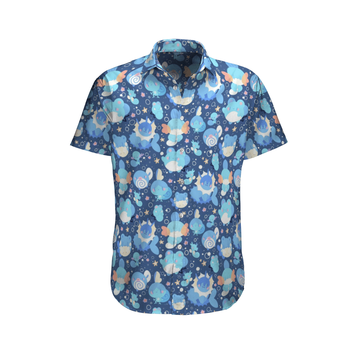 Water type Pokemon Hawaiian Shirt