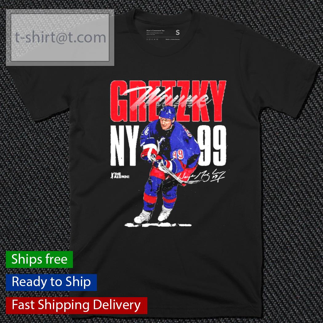 Wayne Gretzky New York signature shirt