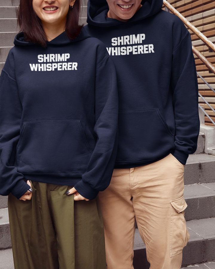 Weird Thrift Store Shirts Shrimp Whisperer Hoodie