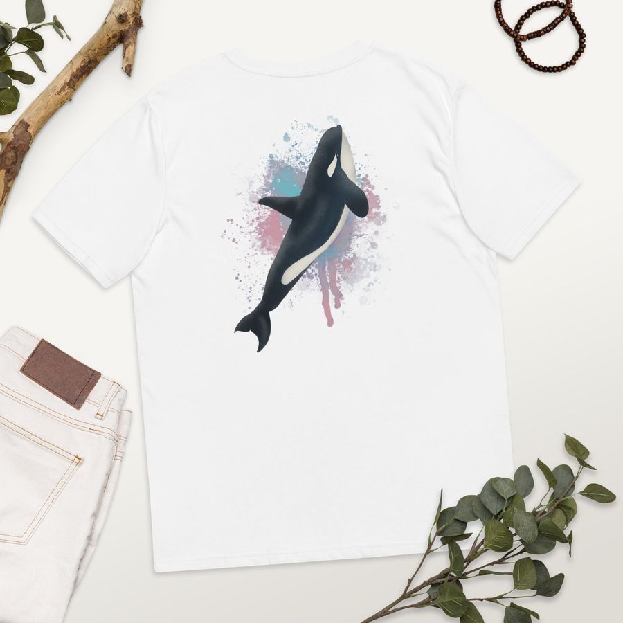 Whale Watercolor Sea Creature Unisex T-Shirt