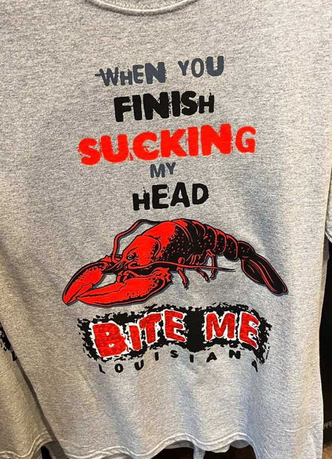 When You Finish Sucking My Head Bite Me Trending Shirt