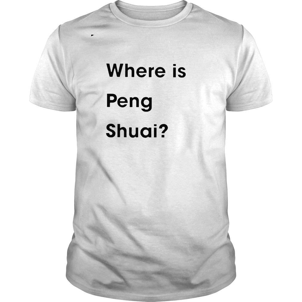 Where Is Peng Shuai shirt