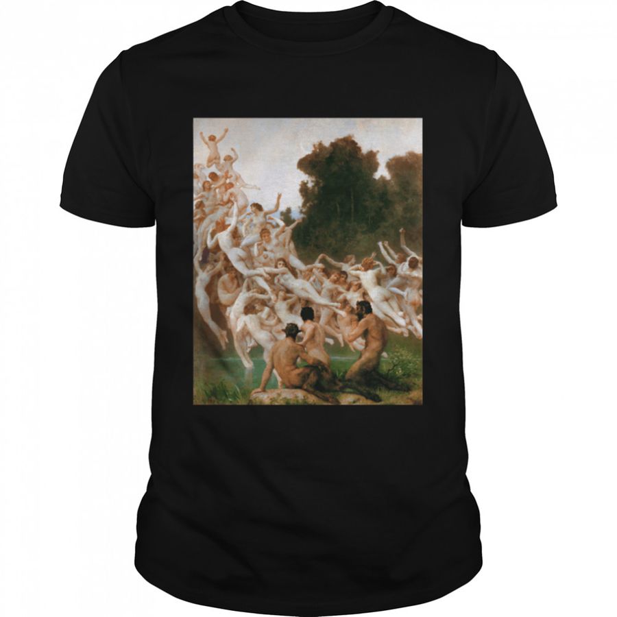 William-Adolphe Bouguereau – The Oreads #2 – For Artists T-Shirt B0B4GM78WT