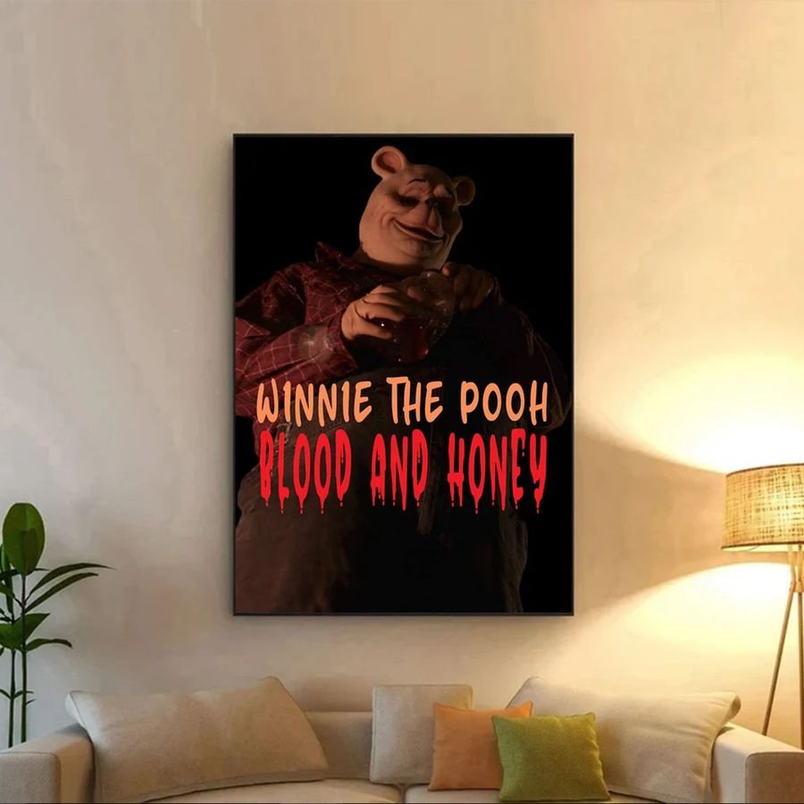 Winnie The Pooh Blood And Honey Horror Movie Poster