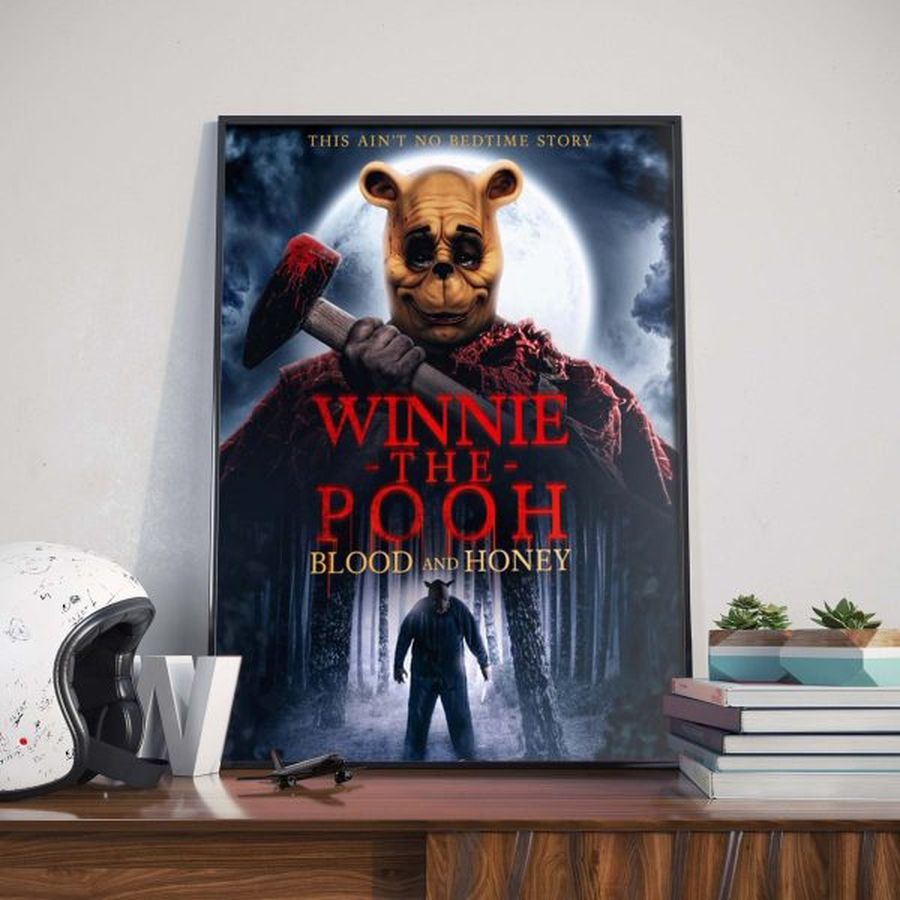 Winnie The Pooh Blood and Honey Official Poster Canvas