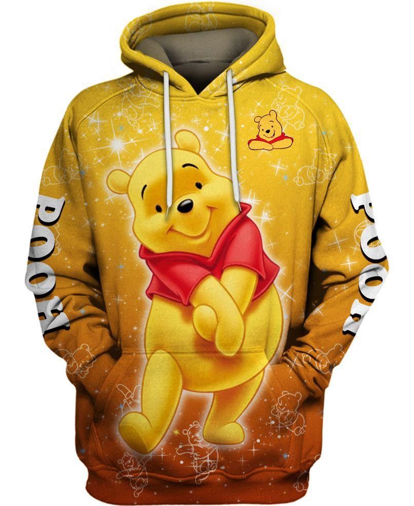 Winnie The Pooh Magic Castle Collection 3D Hoodie Sweatshirt