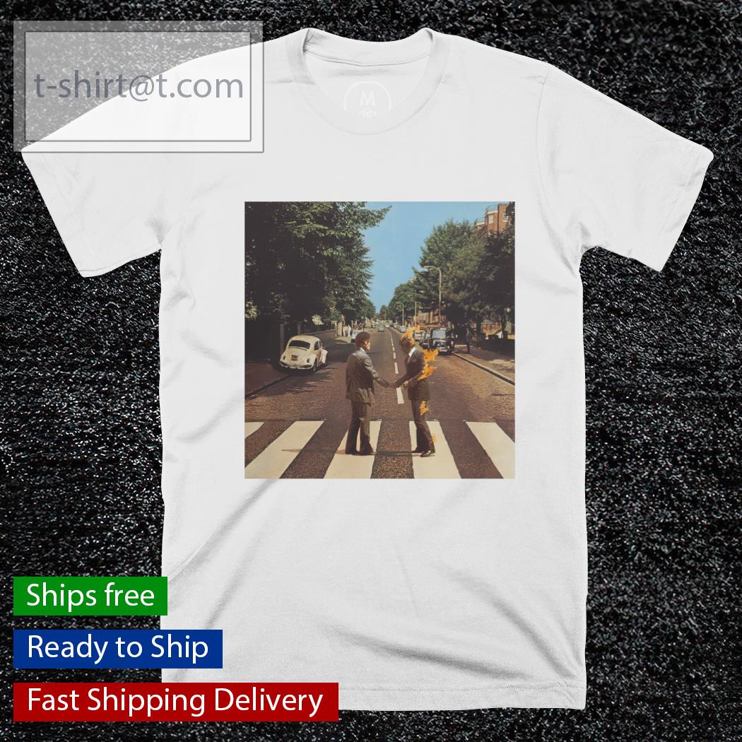 Wish you were here on Abbey Road shirt