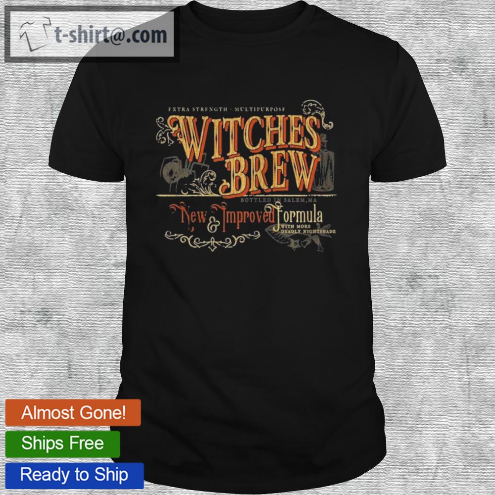 Witches brew new improved formula halloween shirt
