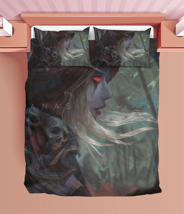 World Of Warcraft Duvet Sylvanas Bedding Sets Wow Comfortable Gift,